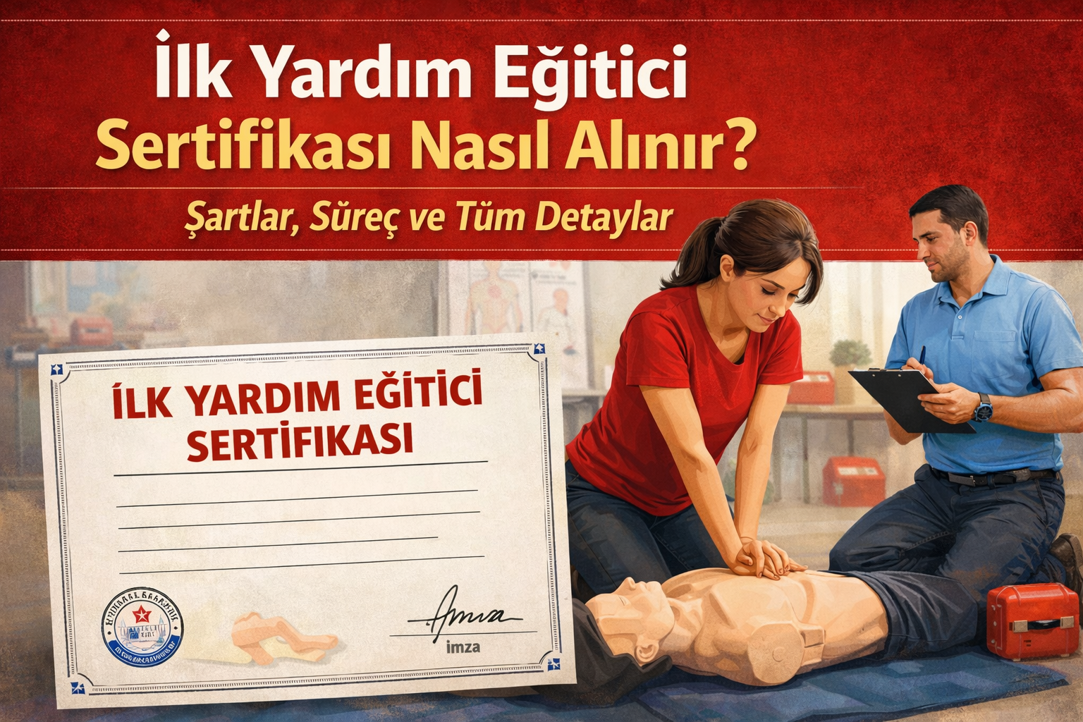 İlkyardım Eğitici Sertifikası Nasıl Alınır? Şartlar, Süreç ve Tüm Detaylar