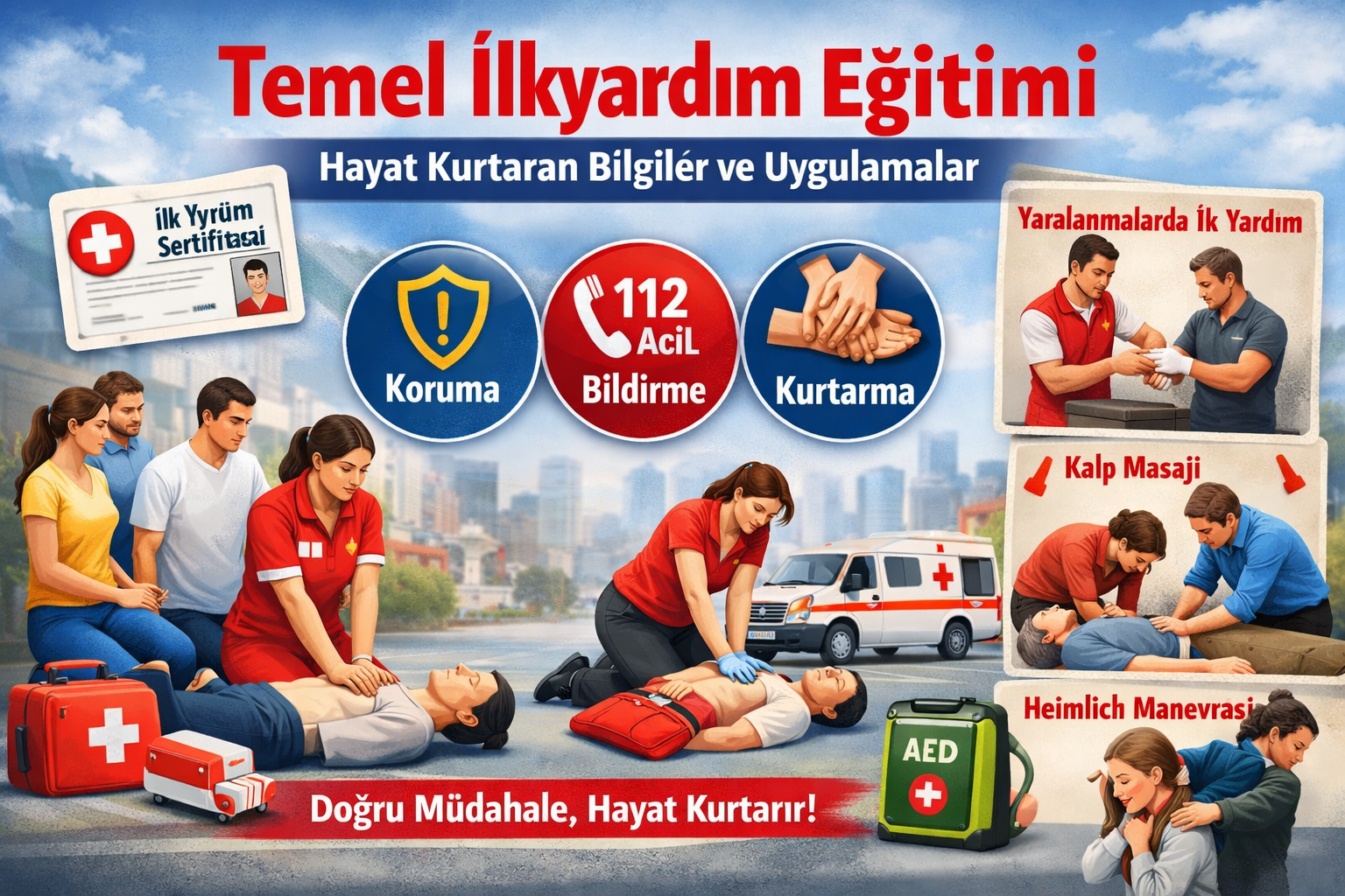Temel İlkyardım Eğitimi Nedir, Nasıl Alınır?